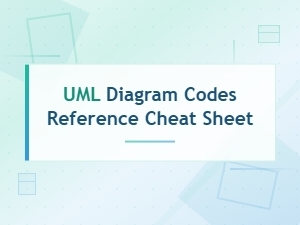 Uml Diagram Codes Quick Reference Cheat Sheet for Diagramming Software
